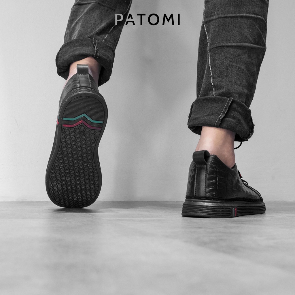 Giày thể thao nam cao cấp chính hãng PATOMI, giày sneaker nam phong cách công sở – G419