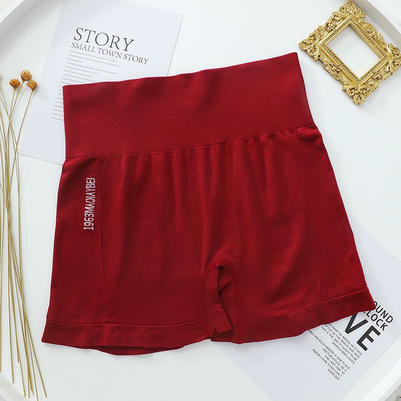 Quần short ECMLN lưng cao co giãn không đường may dành cho nữ tập yoga/ chạy bộ