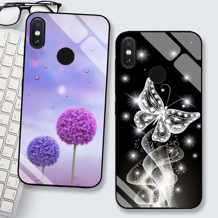Ốp Xiaomi Mi A2 Lite, Redmi 6 Pro, Redmi Note 6 Lưng Kính Cường Lực Cao Cấp Mới Nhất