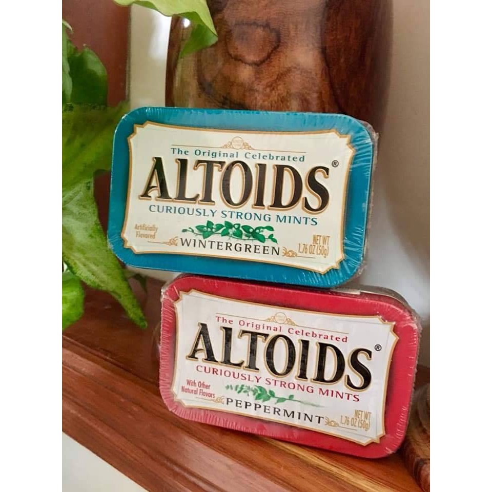 [ HỘP TO ] Kẹo ngậm ALTOIDS hương vị bạc hà của MỸ