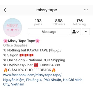 [KHÁCH ĐẶT TRƯỚC] Washi tape chọn lọc