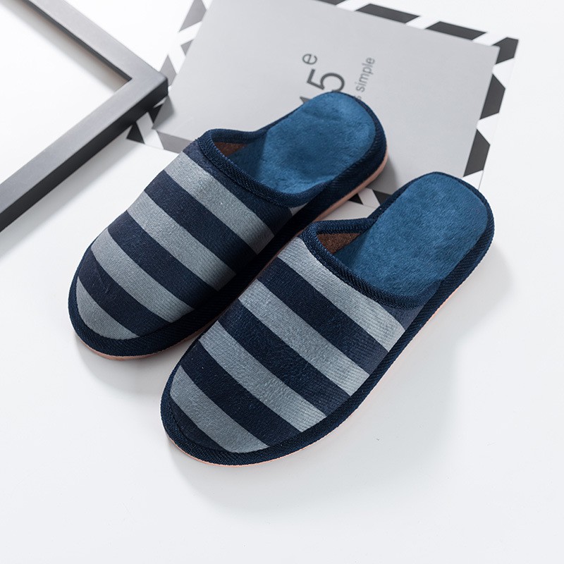 Dép Bông Đi Trong Nhà, Trong Văn Phòng Mùa Đông Siêu Ấm Loại Dày Dặn