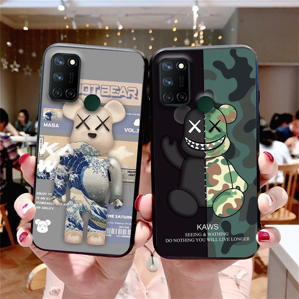 ỐP LƯNG REALME 7I -REALME C17 GẤU BEARBRICK SIÊU ĐẸP CỰC CHẤT