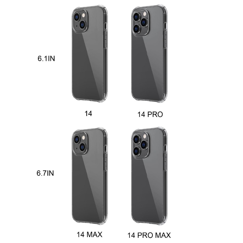 Ốp Điện Thoại TPU Trong Suốt Siêu Mỏng Cho Iphone 14 / 14 Max / 14 Pro / 14 Pro Max
