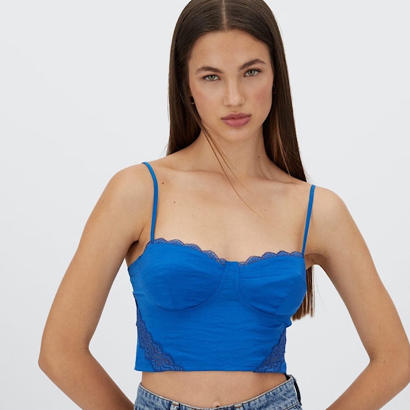 Áo Hai Dây Ren Stradivarius Size XL