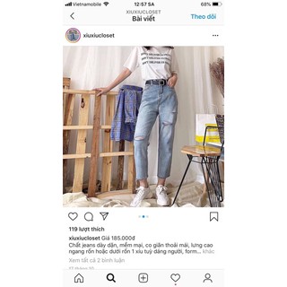 🔥Baggy Jeans Rách 2PT