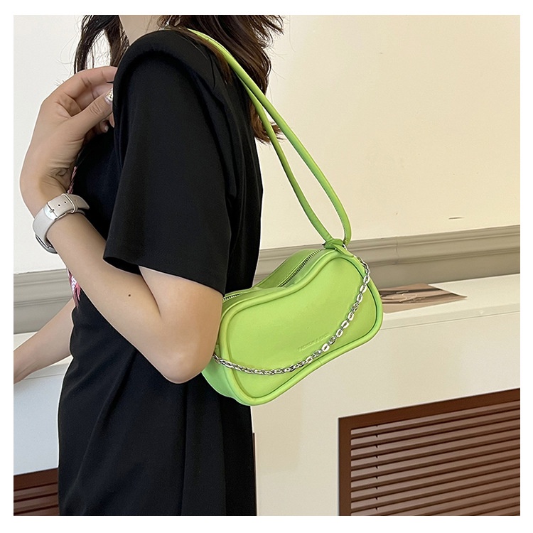 Túi đeo bên vai/ cầm tay IELGY màu trơn thời trang đơn giản dành cho nữ