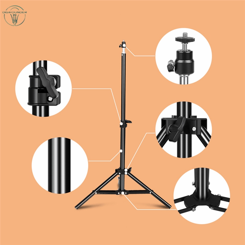 Chân Máy Ảnh Tripod Có Đèn Cho Điện Thoại | BigBuy360 - bigbuy360.vn