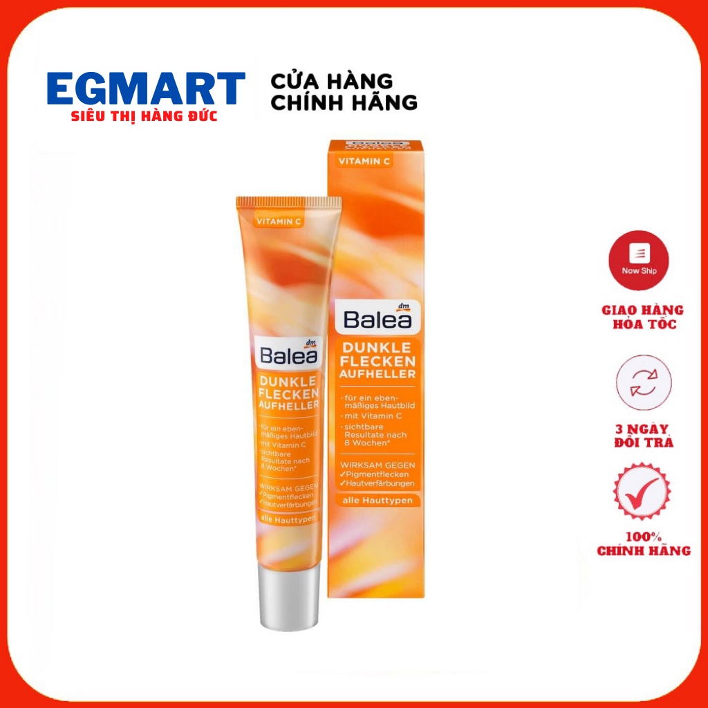 Kem sáng da, mờ thâm Balea Dunkle Flecken Aufheller 50ML