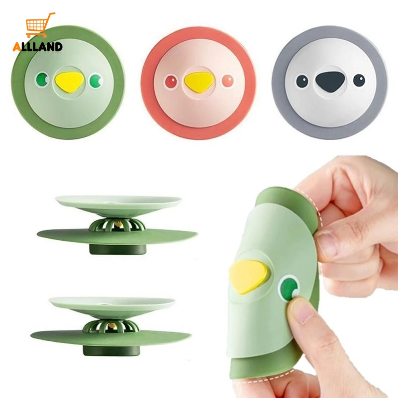 Nắp Chặn Cống Chống Tắc Nghẽn Bằng Silicon Hình Hoạt Hình Dễ Thương Cho Nhà Bếp/Phòng Tắm