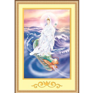Tranh đá Long đầu quan âm 77667