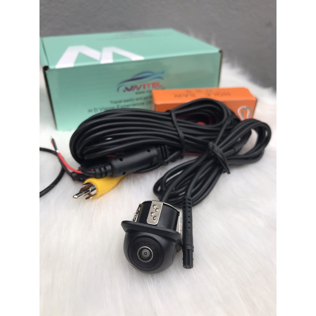 Camera lùi kiêm cam lề nấm mũ rơm AHD CCD giắc 4 chân cắt dây đảo chiều cho cả màn andorid và DVD taplo