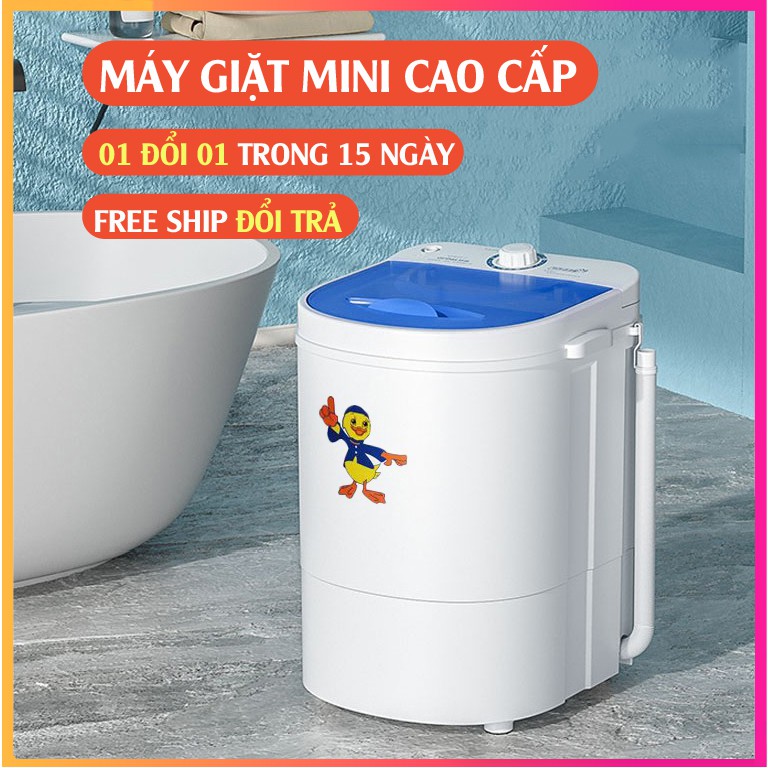 Máy giặt mini cao cấp, nhỏ gọn, vắt khô, quần áo trẻ em (BẢO HÀNH 12 THÁNG)