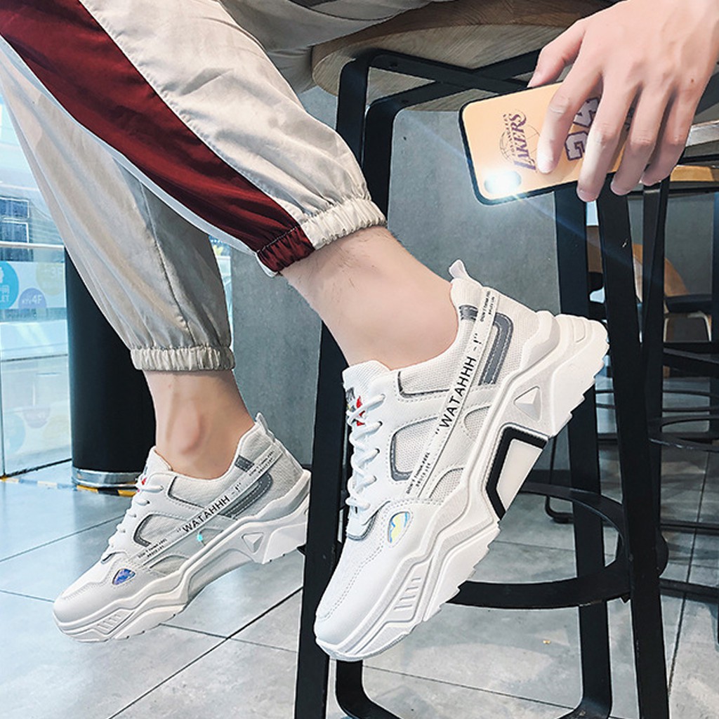 Giày Thể Thao Nam KATEZA39 Giày Sneaker Nam Phản Quang Mẫu Mới Phong Cách Trẻ Hot Trend KATEZA Size (39-43