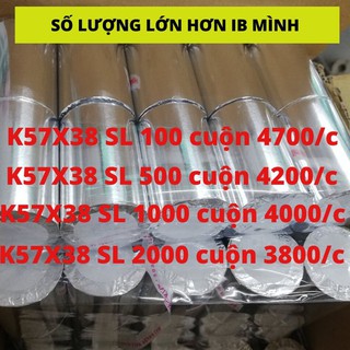 Giấy In Bill K57 38mm
