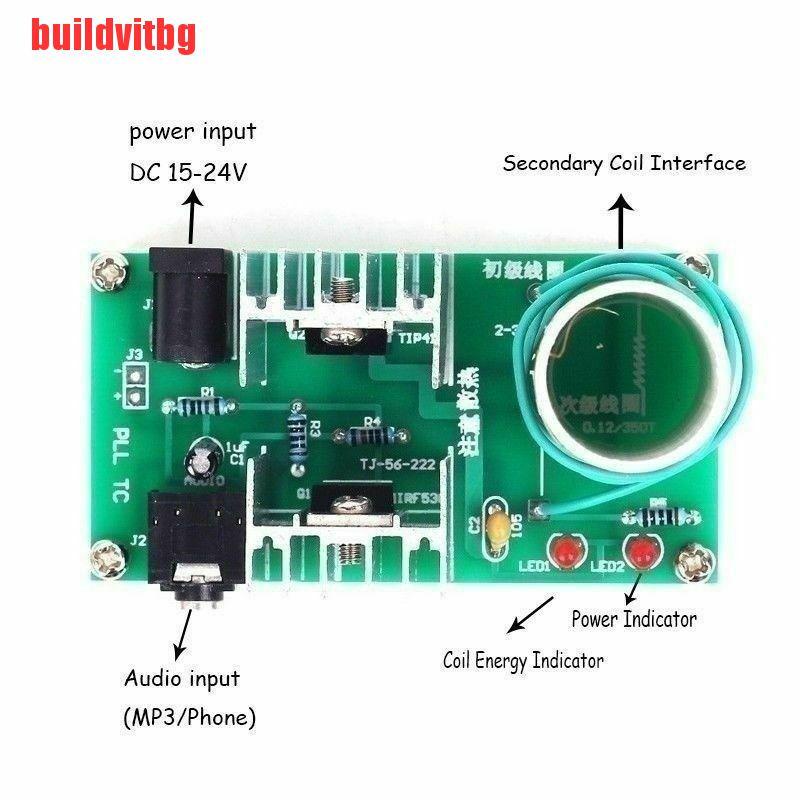 Bộ Dụng Cụ Tự Lắp Ráp Loa Điện Tử Mini Tesla