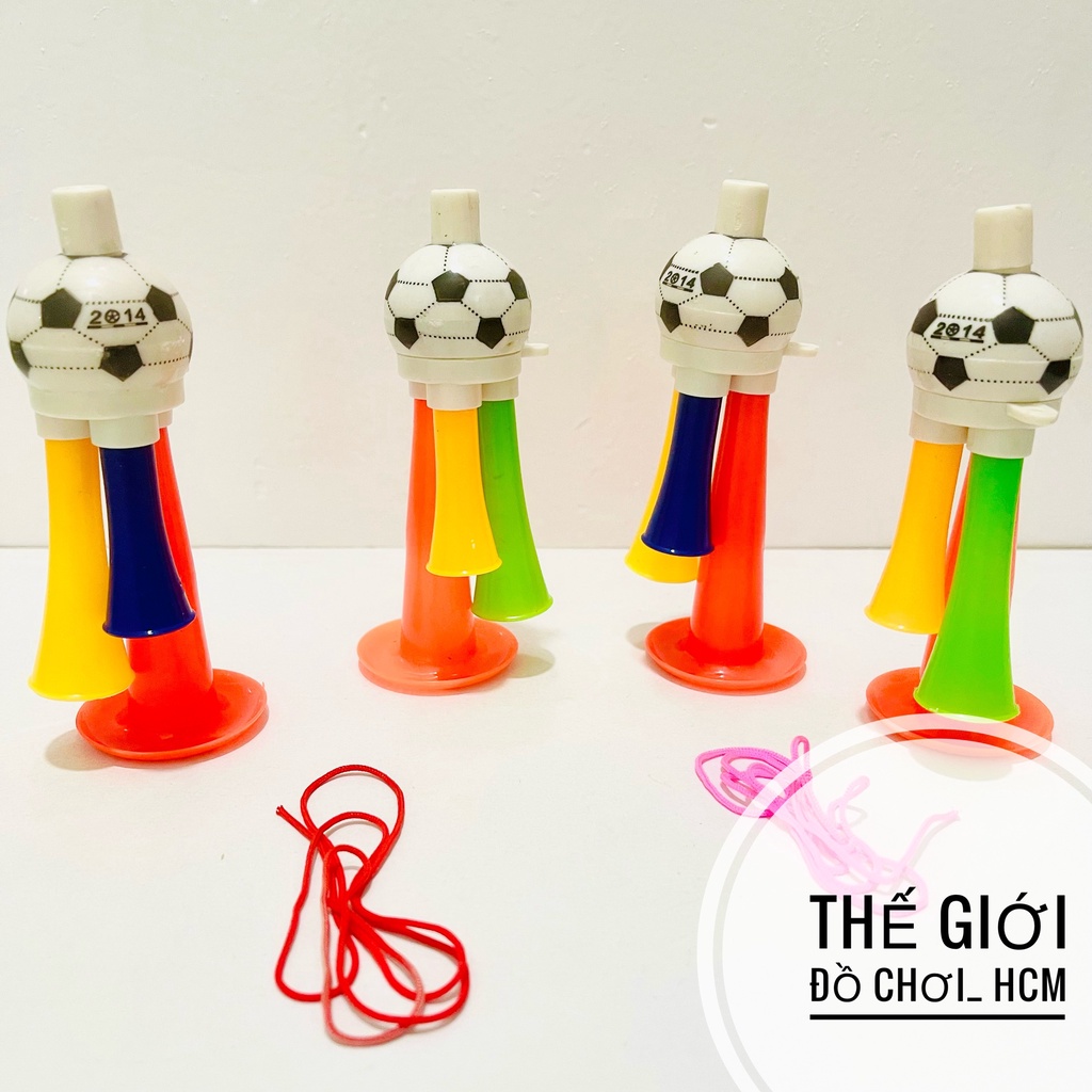 [RẺ ĐẸP] Đồ chơi trẻ em kèn bóng 3 đầu dành cho bé thích khám phá các loại nhạc cụ, âm nhạc, cổ vũ, cổ động bóng đá