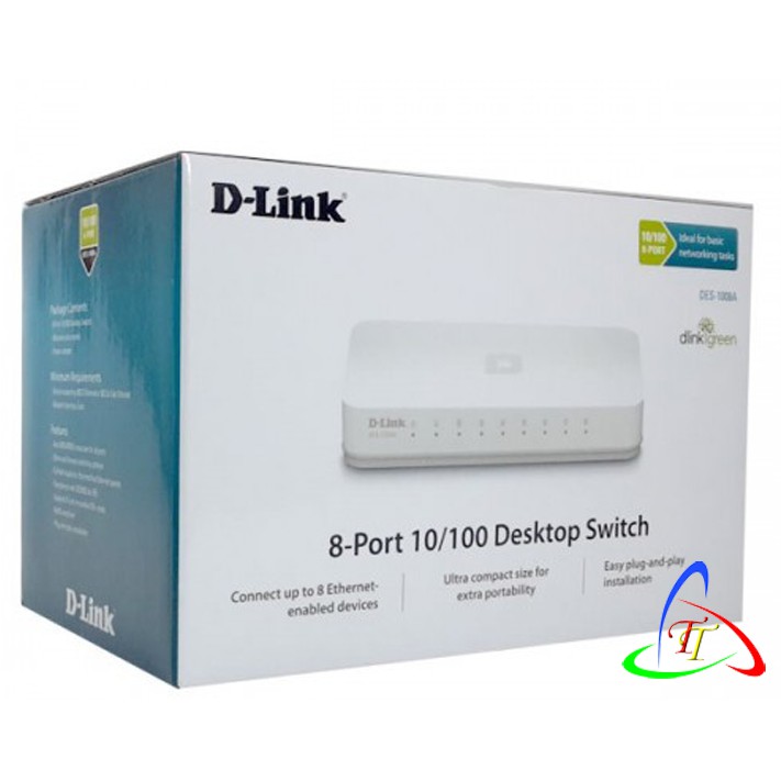 Bộ chia mạng Swith D-link 8 Port DES-1008C