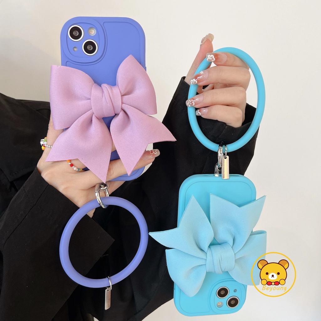 Ốp Điện Thoại Silicon Thắt Nơ Chống Thất Lạc Cho Realme GT2 GT Neo 2 3 Q5 Pro 9 Pro V25 8 V11 V11S V13 V5 7 5G GT Master GT Neo XT X2