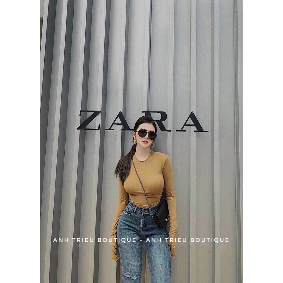 [XEM CLIP] Áo Croptop Nữ Tay Dài Chất Thun QC Siêu Đẹp | BigBuy360 - bigbuy360.vn