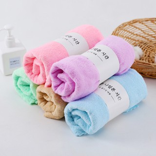 [35*75cm]khăn mặt lông cừu xuất hàn siêu mềm