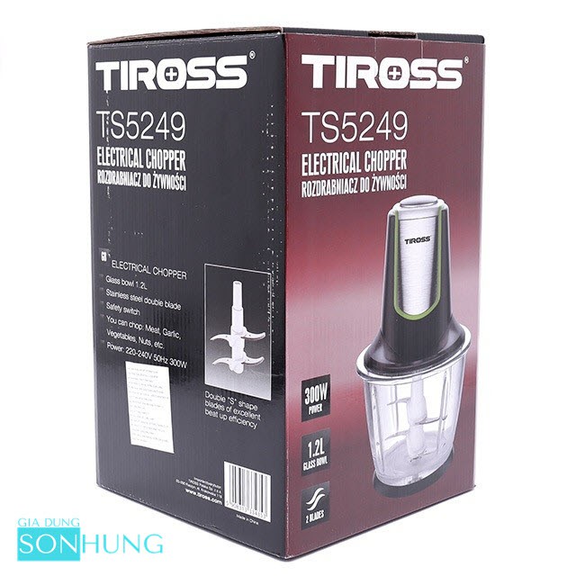 MÁY XAY THỊT TIROSS TS5249 CÔNG SUẤT 300W[BẢO HÀNH CHÍNH HÃNG 1 NĂM]