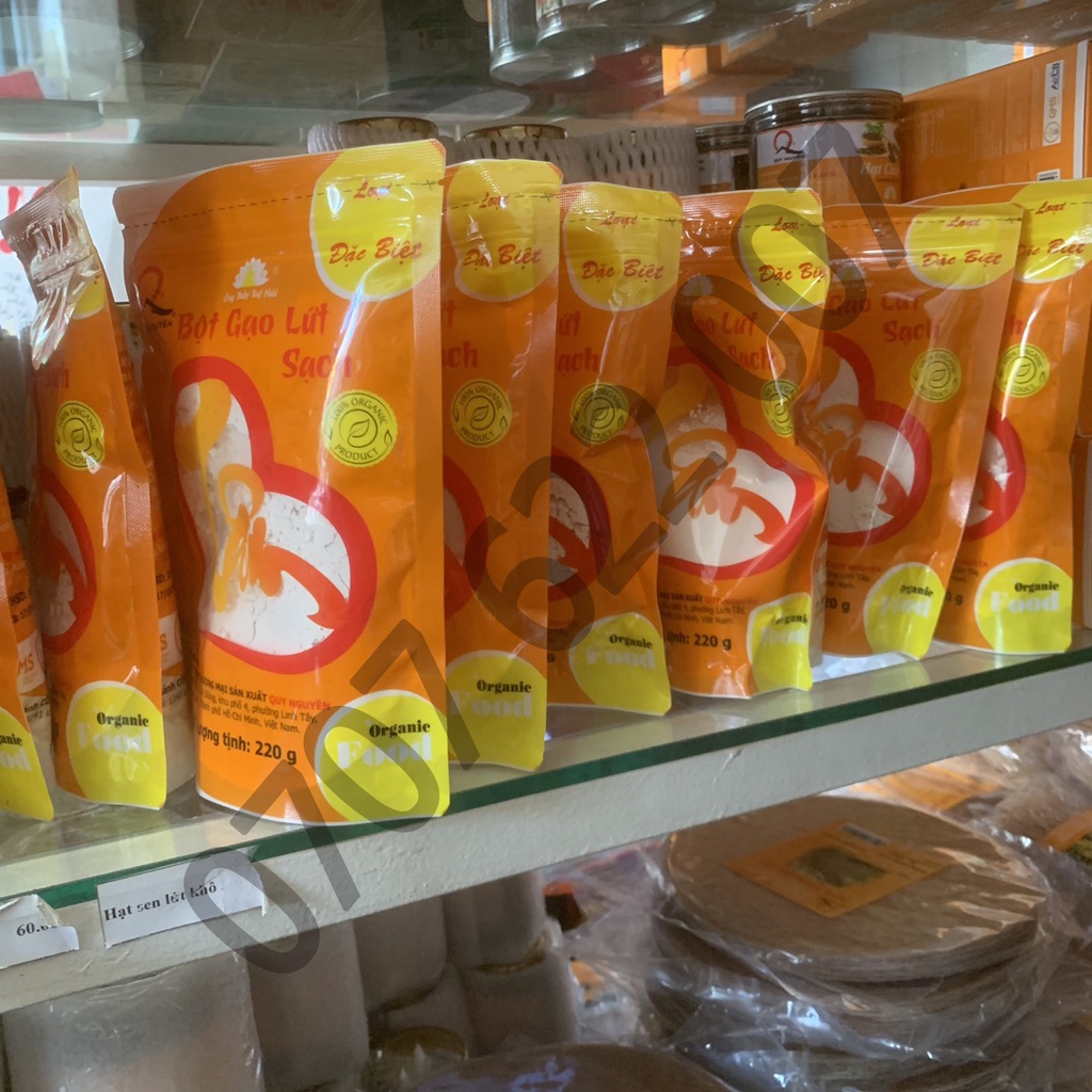 Bột gạo lứt trắng Quy Nguyên 220g