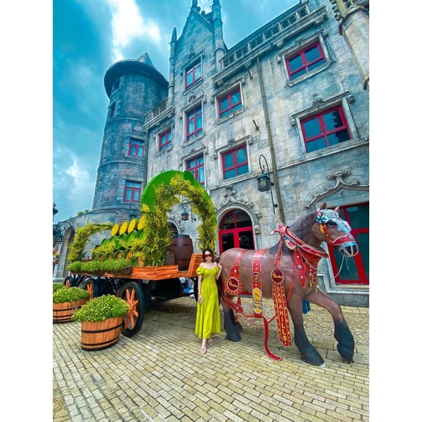 Đầm váy maxi xanh bơ xanh cốm đi biển đũi áo nhún xoè tay phồng set áo croptop tay bồng chân váy dài đi chơi đi biển