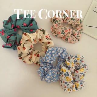 Dây buộc tóc Scrunchie Họa tiết dễ thương