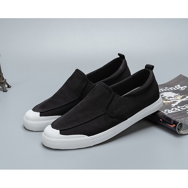 [XẢ KHO, LẺ SIZE] Giày lười nam - Slip on nam vải - Mã A1109