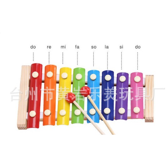 Đàn Piano Xylophone gỗ 8 thanh quãng - Đồ chơi âm nhạc cho bé