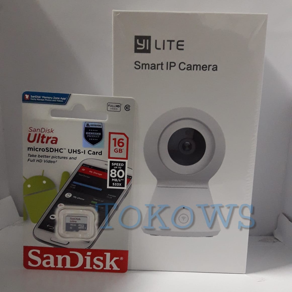 Camera Không Dây Xiaomi Yi Lite K2 1080p Hd Free 16gb