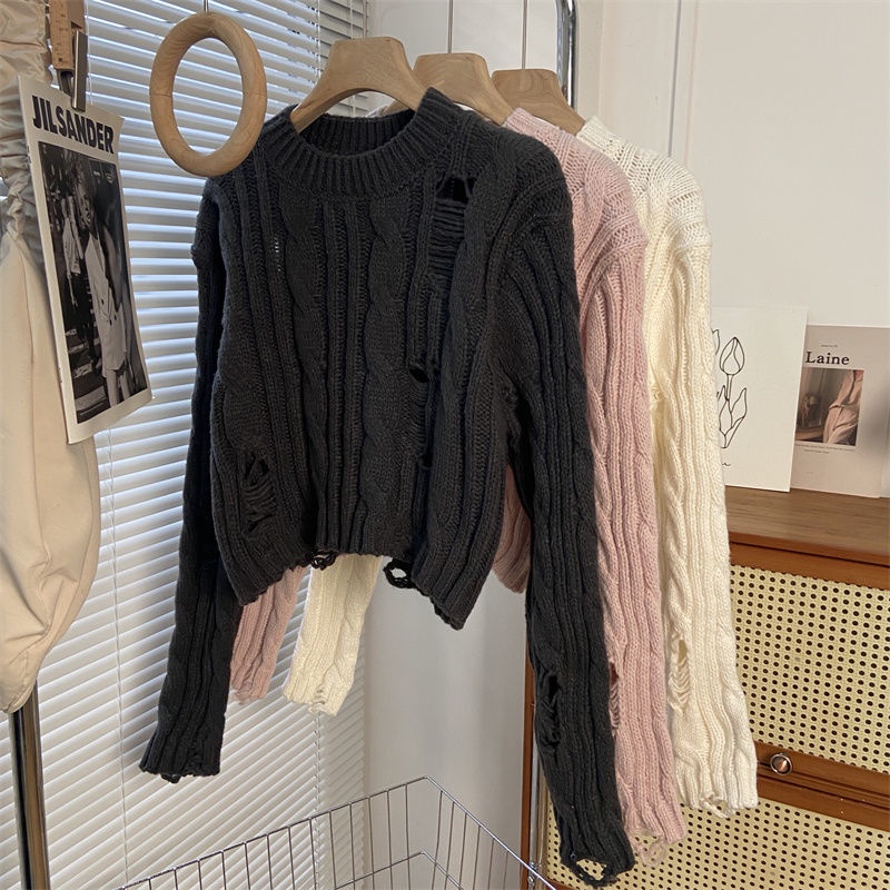 Áo Sweater Dáng Rộng Thiết Kế Mới Thời Trang Mùa Thu Dành Cho Nữ