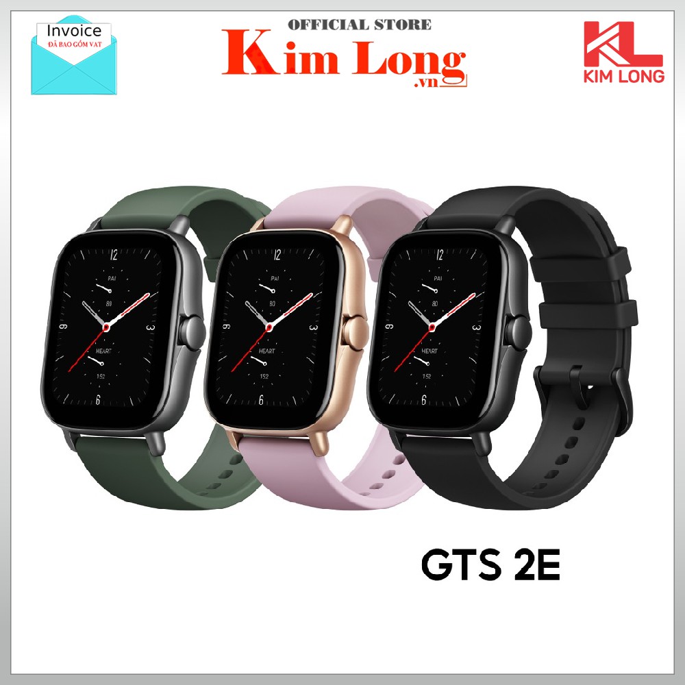 Đồng hồ Huami Amazfit GTS 2E - 90 chế độ thể thao Pin 7-14 ngày - Bảo hành chính hãng 12 tháng