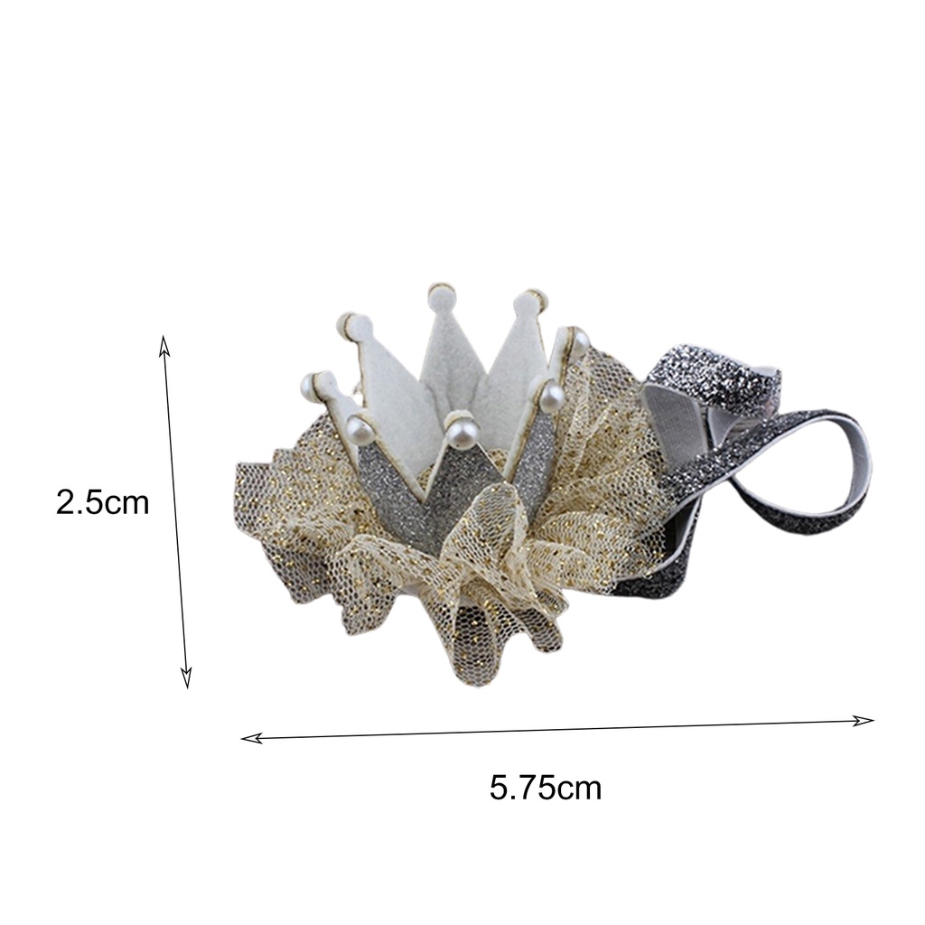 Vương Miện Công Chúa Đính Ngọc Trai Nhân Tạo Cho Bé Gái