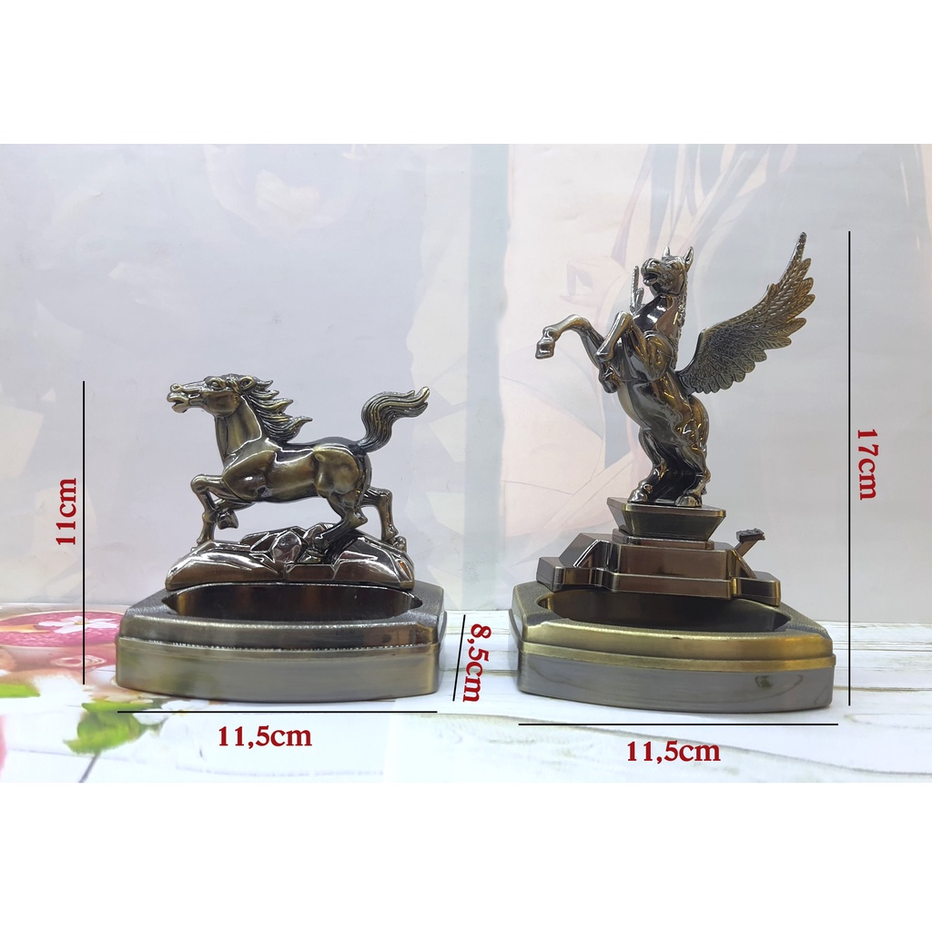 Mô hình hợp kim gạt tàn mạ đồng tích hợp q ụet  - Baystore