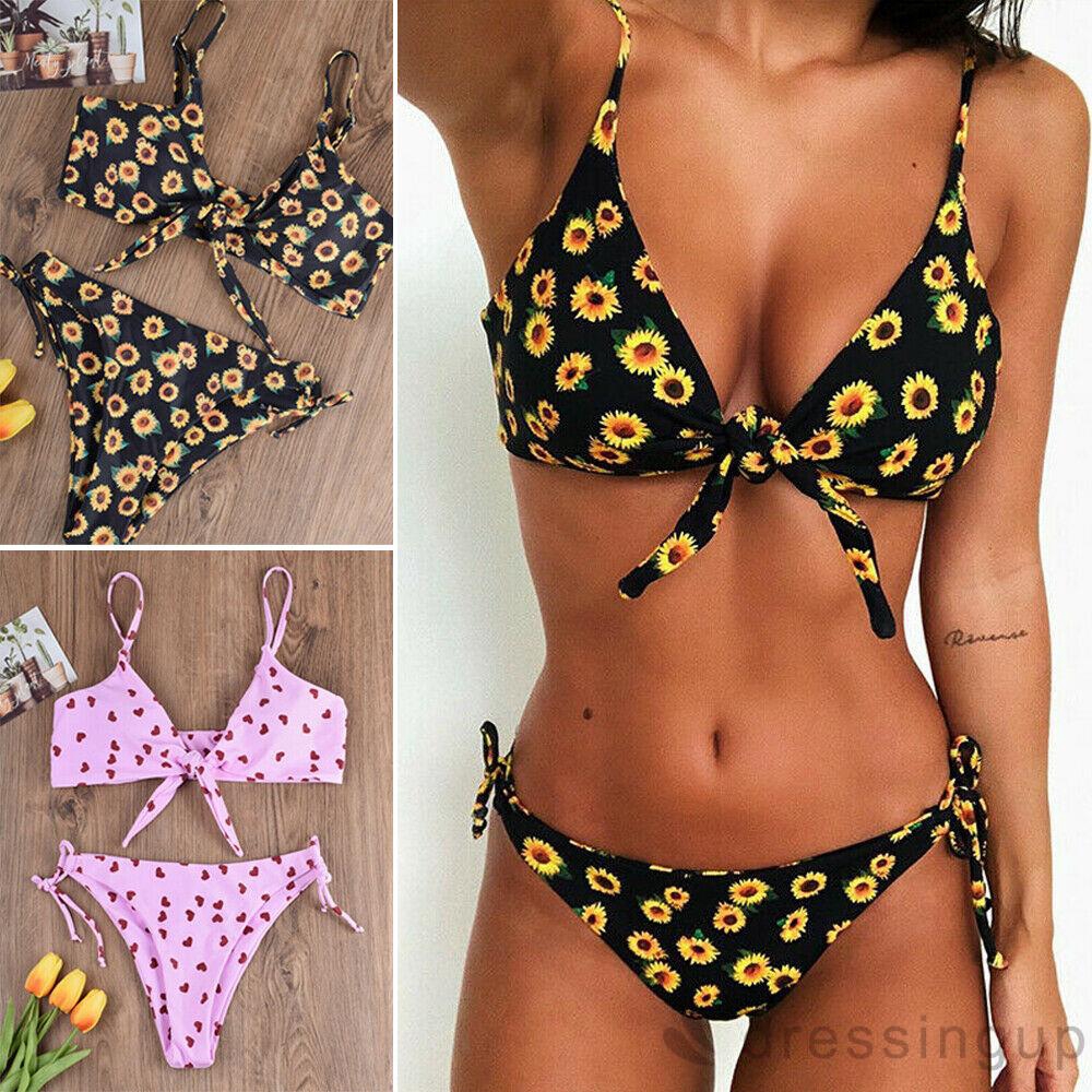 Bikini In Hoa Phối Dây Có Đệm Mút | BigBuy360 - bigbuy360.vn