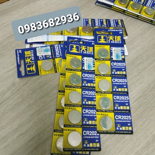 Vỉ 5 viên pin nút CR2025