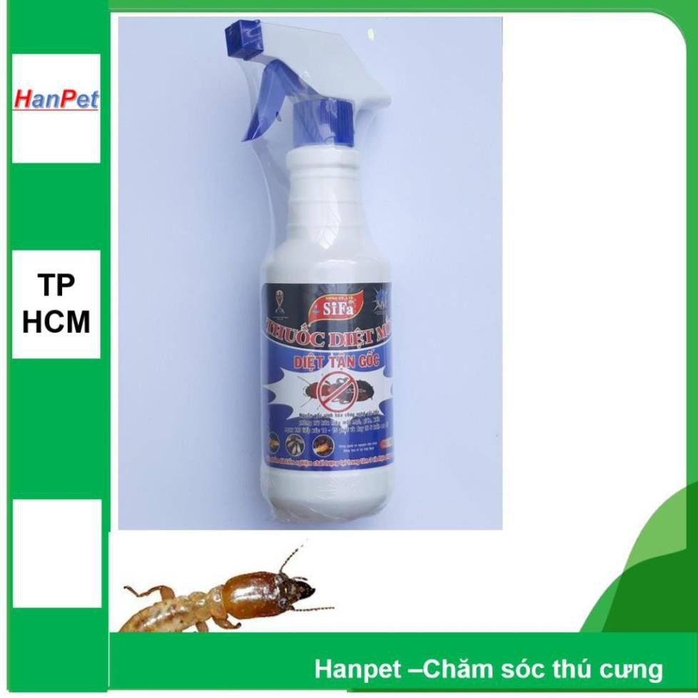 Hanpet.GV- SIFA- Thuốc diệt mối dạng xịt tiện dụng chai lớn 500gr có sẵn đầu phun Diệt mọt Diệp mối tận gốc