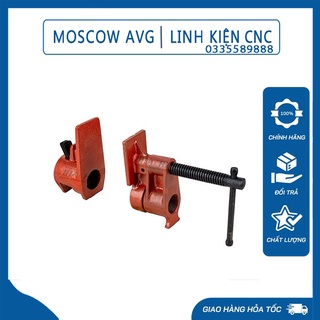 Vam cảo ống nước kẹp gỗ phi 27 phi 34 loại có chân không chân gang dày