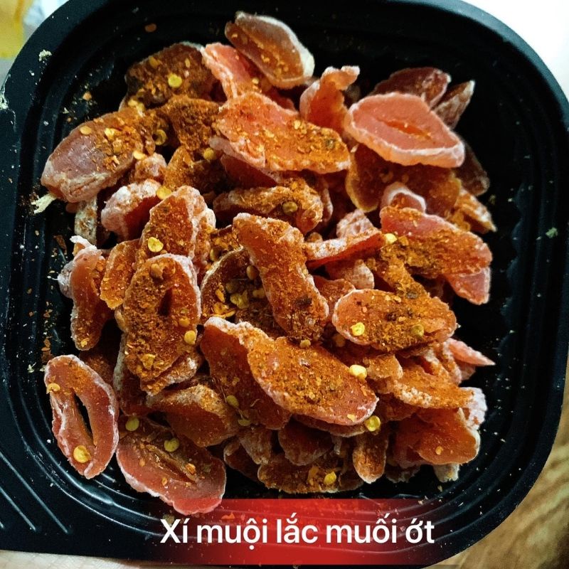 Xí muội không hạt, Xí muội xanh, Xí muội vàng, Xí muội đào đỏ, Xí muội thái lát, Xí muội chua ngọt, Xí muội chua cay