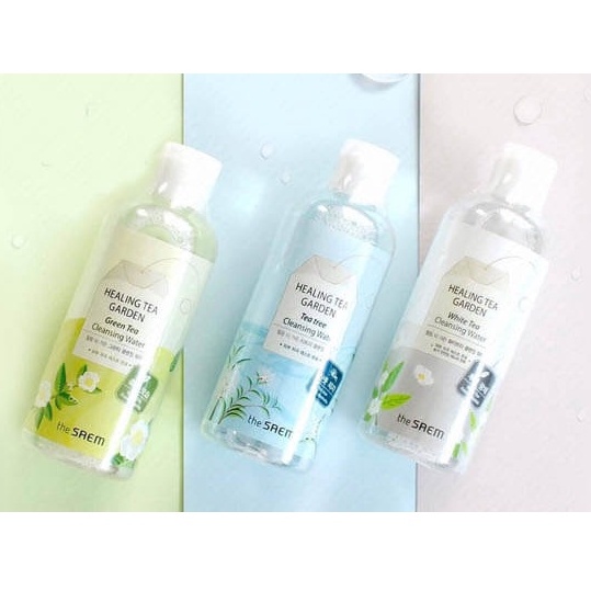 NƯỚC TẨY TRANG LÀM SẠCH DA THE SAEM HEALING TEA GARDEN CLEANSING WATER 300ML