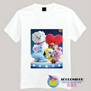Áo BTS. BT21 cotton mịn đẹp