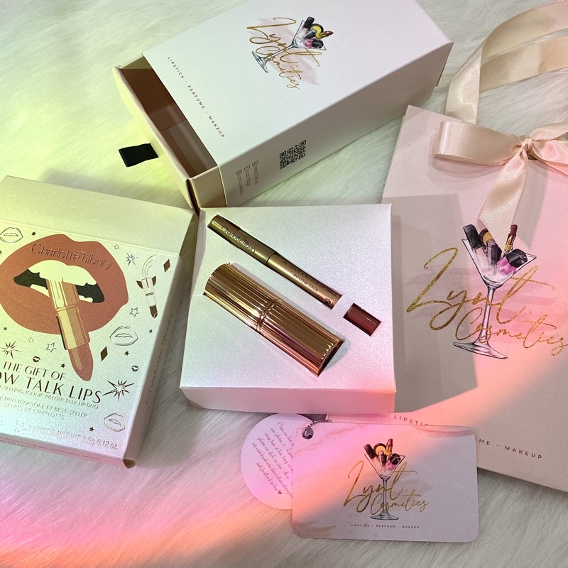 [Ảnh test son chính chủ] Set son và chì viền môi Charlotte Tilbury Pillow Talk 💞