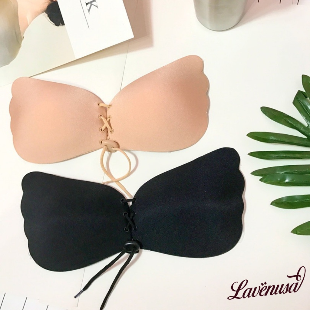 Miếng dán ngực dây rút cánh tiên nâng ngực gợi cảm siêu dính LAVENUSA AL44