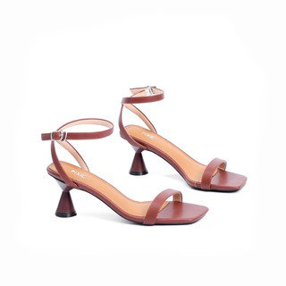 Giày Sandal Cao Gót 5cm Đế Tròn Đồng Hồ Cát Pixie X471