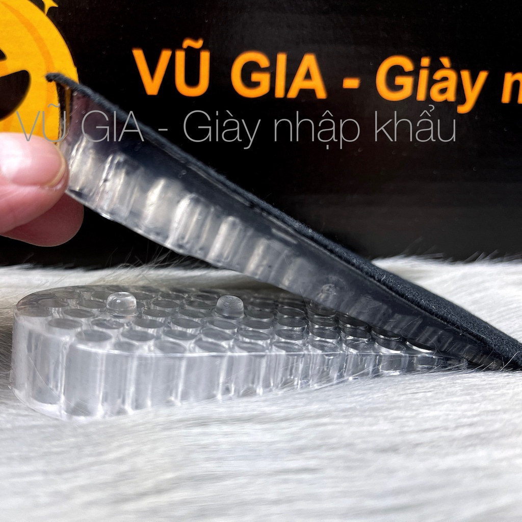 Lót giày tăng chiều Cao Silicon Phân tầng 2 lớp tăng tối đa 4cm Nhập khẩu chính hãng VŨ GIA