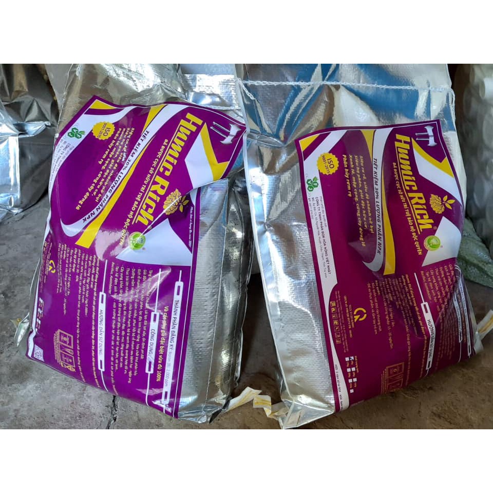 PHÂN BÓN HUMIC RICH CAO CÁP BAO 10KG - SIÊU RA RỄ, SIÊU ĐẺ NHÁNH NỞ BỤI, HẠ PHÈN, GIẢI ĐỘC HỮU CƠ, XANH LÁ, MẬP CỌNG