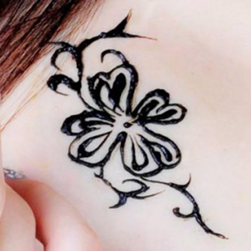 Hình xăm Henna dán tạm thời màu đen