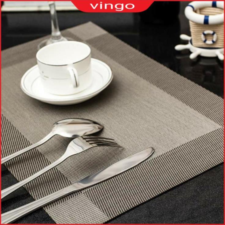 Tấm lót bàn ăn cách nhiệt PVC cao cấp chống trơn trượt vingo.vn